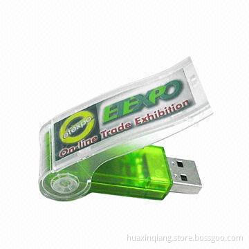 USB Drive with ABS Plastic Material, 128MB-64GB Capacity, Color Custom, Logo Design, USB2.0/3.0